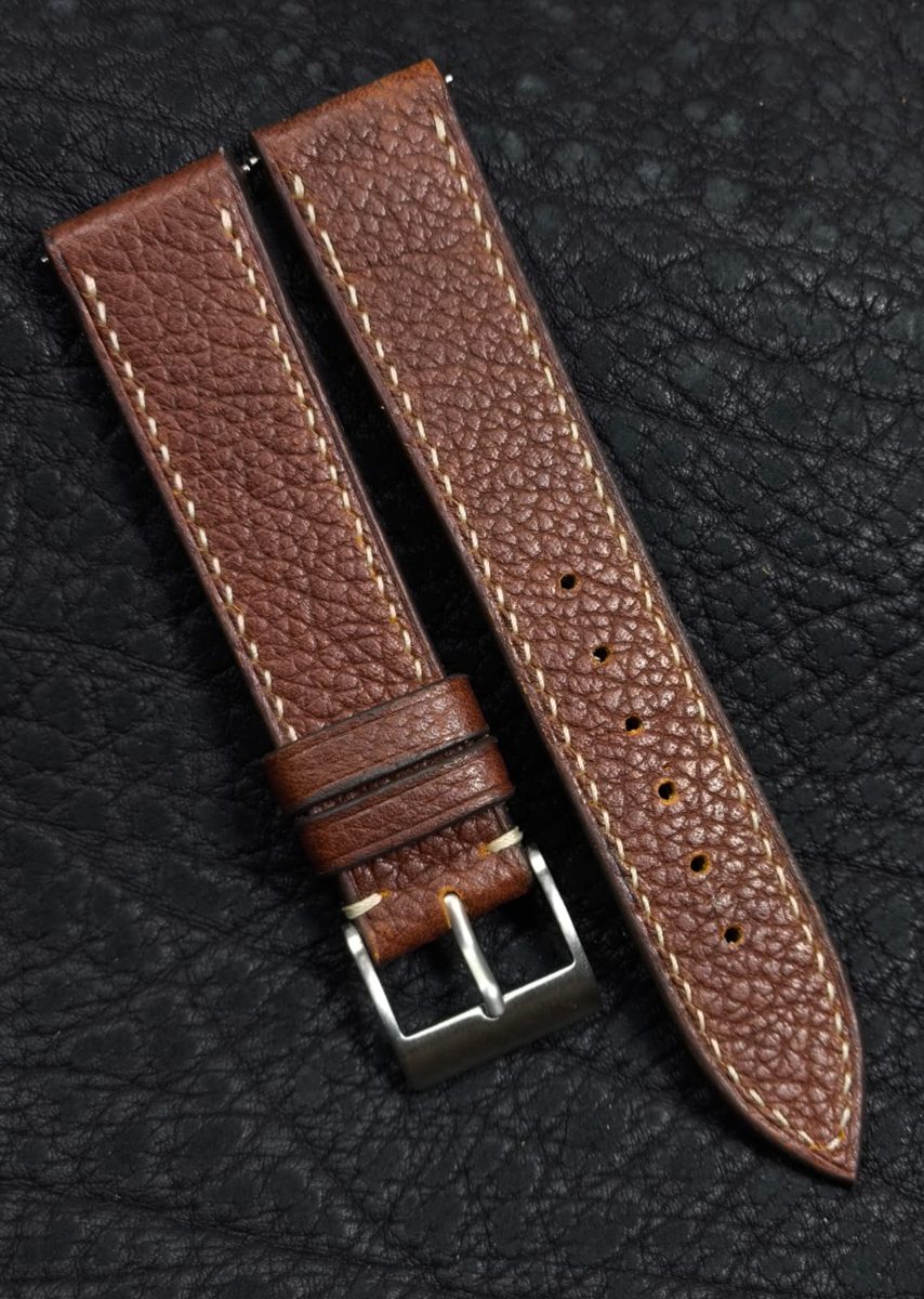 Pulseira Couro Conhaque